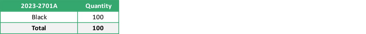 2023 2701A