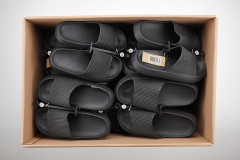 Badslipper Uni Zwart Retour W1